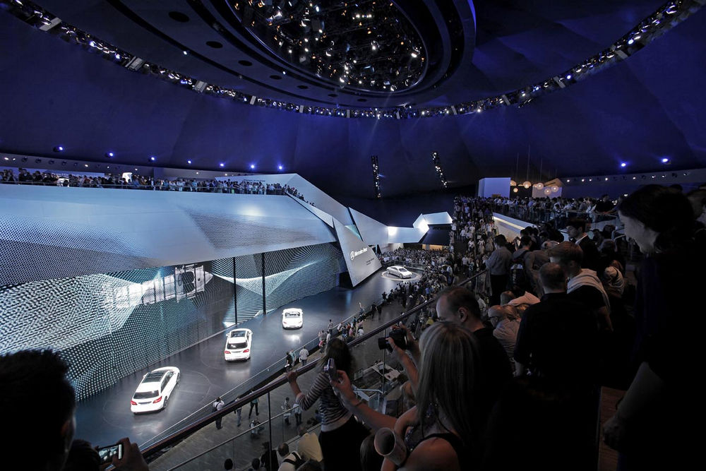 Mercedes-benz At The Iaa 2011 Frankfurt Festival Hall In Germany