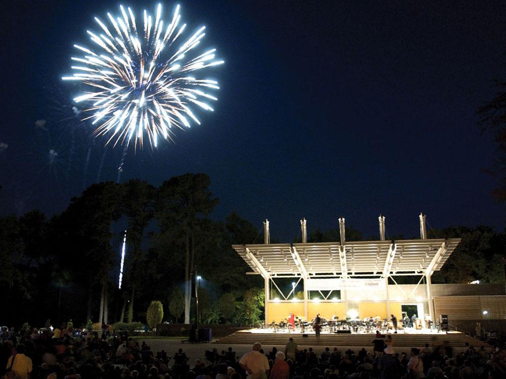 Fayetteville Festival Park Performance Pavilion in North