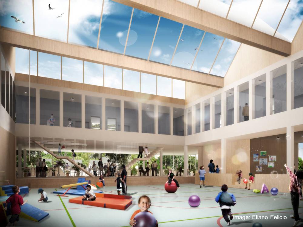 Competition entry for a School in Belgium, Western Europe by NL