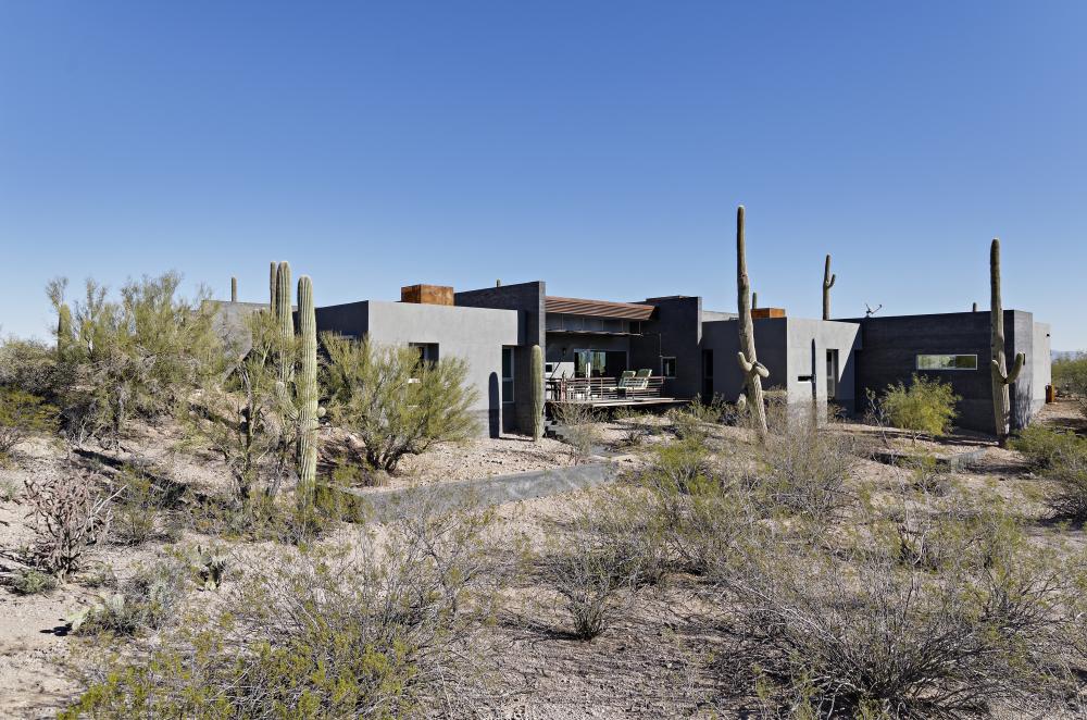 Tucson Mountain Lava House In Pima County, Arizona By Paul