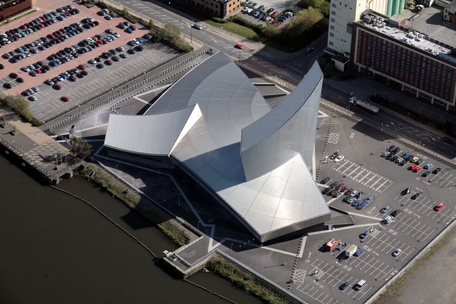 Imperial War Museum North In Manchester United Kingdom By   Aerial View C Webb Aviation 