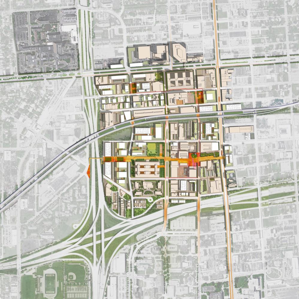 TechTown District Plan in Detroit, MI by Sasaki Associates