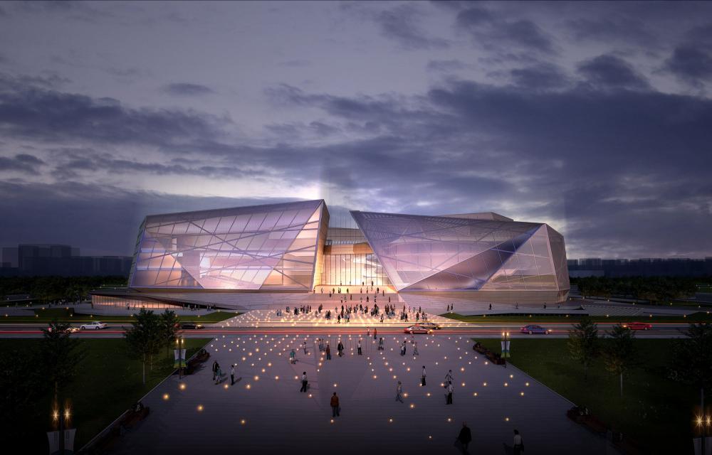 Zhengzhou Grand Theater In China By The Architectural Design And